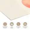 Abstract - Cirkels - Paars poster papier klein -closeup_NL