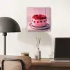 Taart - Hart - Roze plexiglas 5mm klein -sfeer6