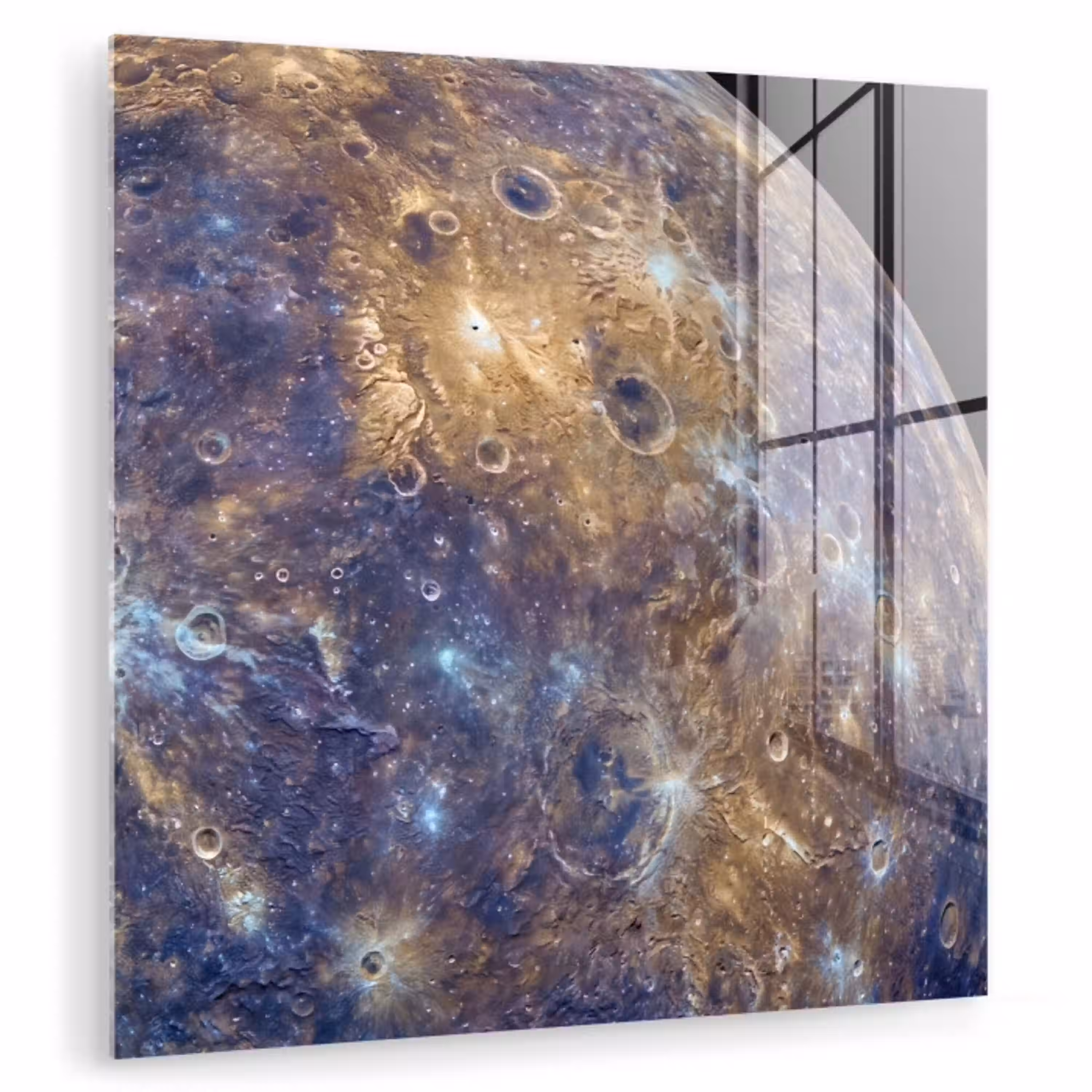 Planeet - Kraters - Ruimte plexiglas 5mm klein -zzzproduct_nieuw