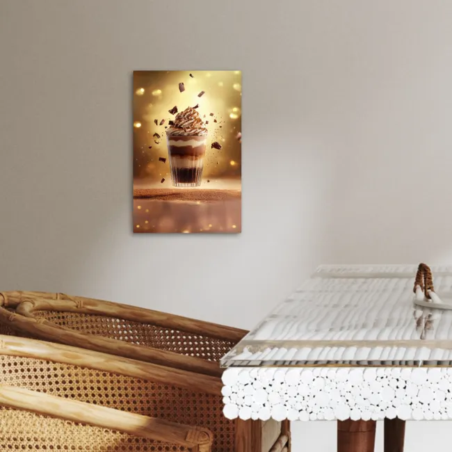 Dessert - Chocolade - Zoet - Eten KitchenYeah - Keuken - Canvas klein -sfeer3