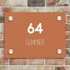 Terracotta - Modern Naambord Rechthoek middel -sfeer3