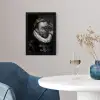 Willem van Oranje - Adriaen Thomasz - Goud - Lens fotolijst zwart zonder passe partout klein -sfeer4