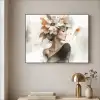 Bloesem - Portret - Gezicht Textielframe - compleet frame klein -sfeer2
