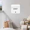 Spreuken - Geniet - Quotes tuinposter los doek klein -sfeer8