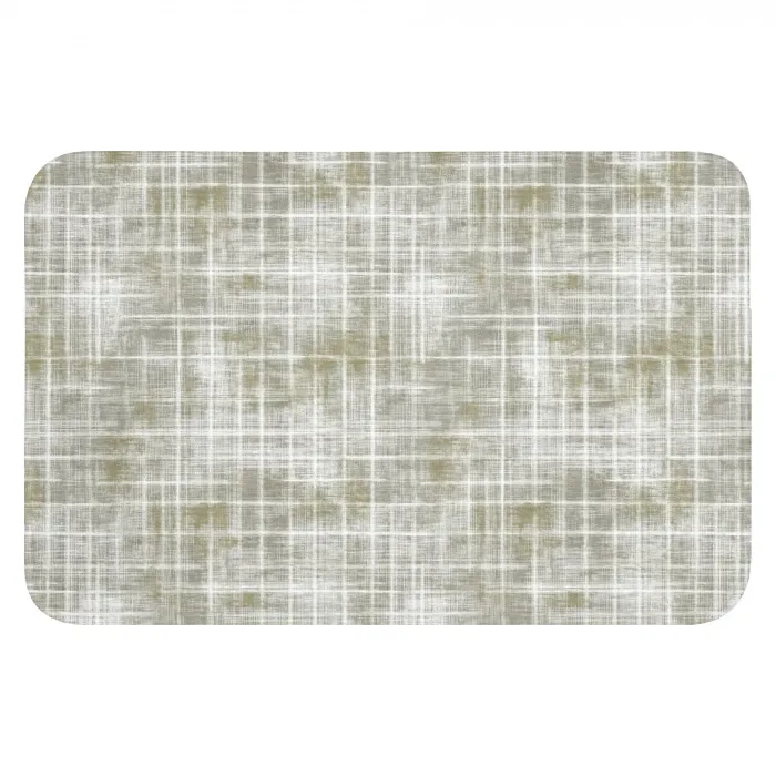Linnen - Patroon - Groen WCmat klein 1009 -3d