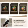 Koffie - Graffiti - Drinken - Abstract Light Box met batterij (Wandlamp) middel -USP_dimbaarNL