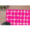 Stippen - Patroon - Roze muismat rubber klein 262 -closeup