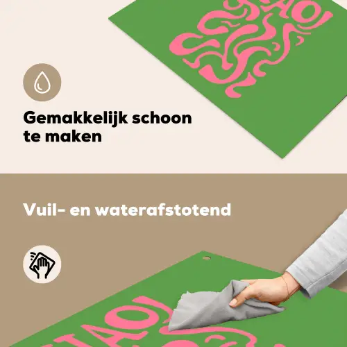 Abstract - Roze - Ciao - Vormen Inductie beschemer met haakjes klein -ky-schoon-nl