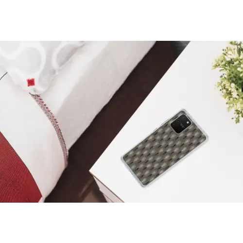 Waaierstralen - Goud - Antraciet Telefoonhoesje Samsung Galaxy S10 Lite klein 364 -kamerS10Lite