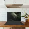 Blad - Groen - Nerven - Regendruppels keuken achterwand spatscherm klein -sfeer2