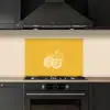 Citroenen - Illustratie - Minimalistisch - Geel keuken achterwand spatscherm klein -sfeer1