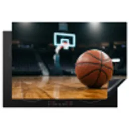 Basketbal - Arena - Sport Inductie beschermer vinyl 3mm klein -3d