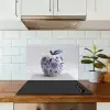 Appel - Blauw - Klassiek keuken achterwand spatscherm klein -sfeer2