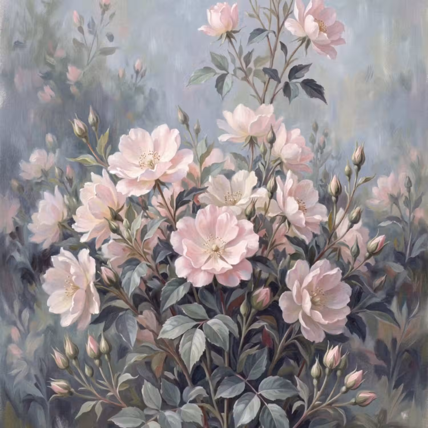 Tapete - Rosen - Illustration - Rosa
