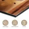 Dessert - Chocolade - Zoet - Eten aluminium wit klein -closeup_NL