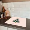 Christmas Season - Kerst - Kerstboom - Roze Inductie beschermer vinyl 3mm middel -sfeer3
