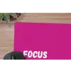 Focus on the good - Roze - Simple muismat rubber klein -closeup