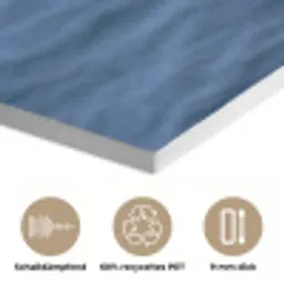 Zeemeeuw - Oceaan - Blauw PET vilt klein -closeup_DE