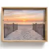 Zonsondergang - Strand - Zand Dienblad Rechthoek middel -z3d_shopping