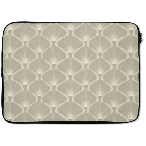 Paneel - Ginkgo - Zand laptophoes neopreen klein 279 -zkaufland3dotto