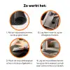 Verleden in Beton Geëtst Inductie beschermer vinyl 3mm klein -zzzzzzz-td-werking
