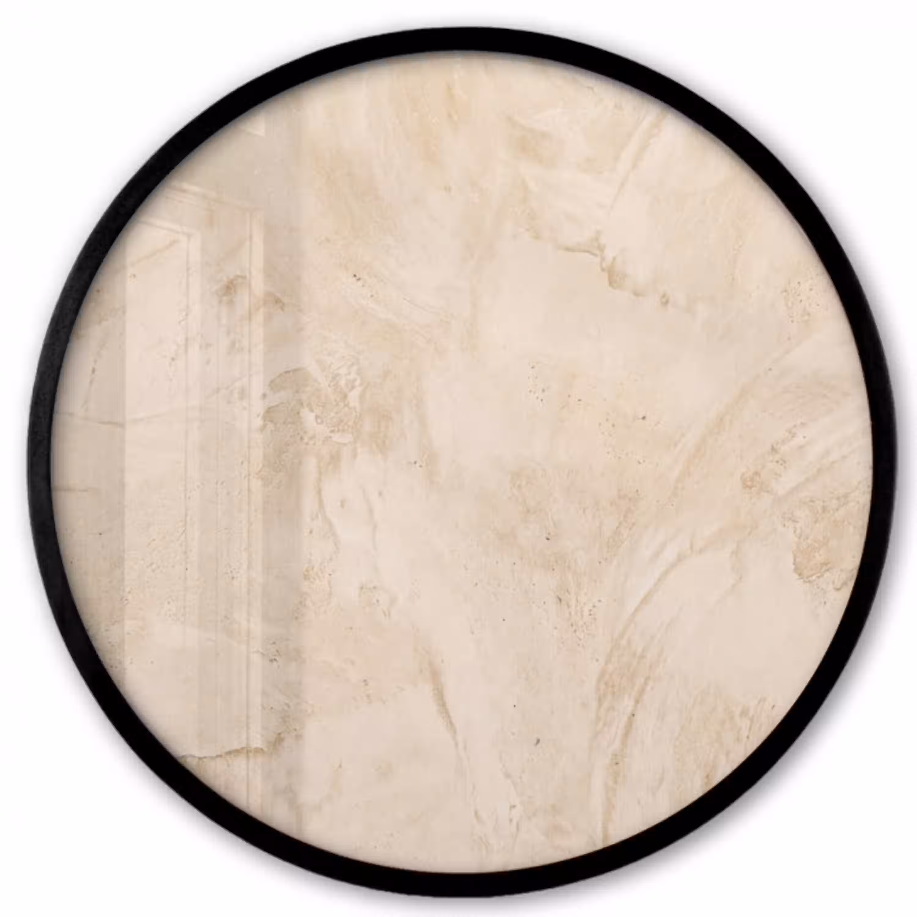 Textuur - Patroon - Abstract - Modern - Beige Fotolijst rond zonder passe partout klein -3d