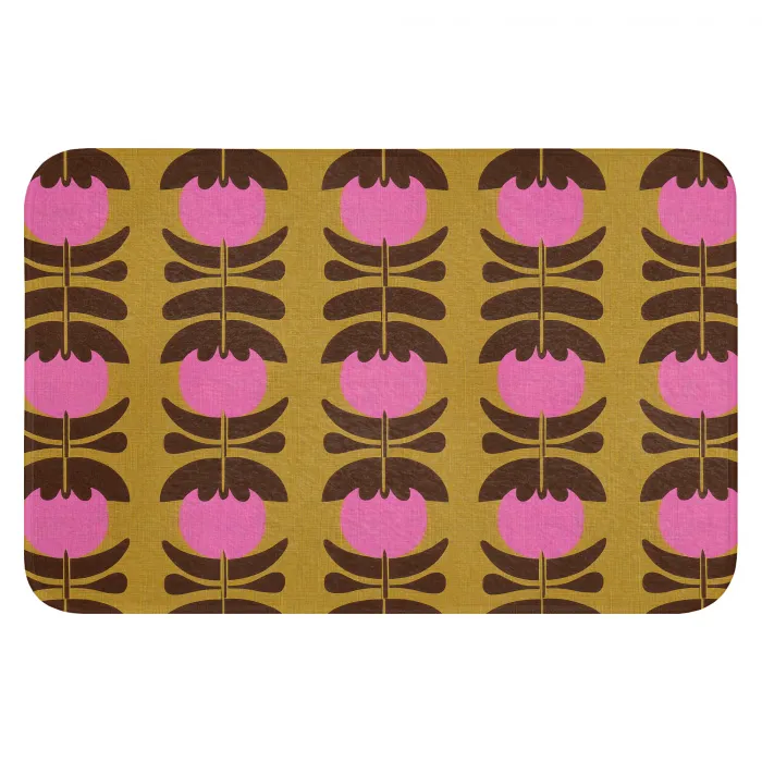 Abstract - Bloemen - Roze WCmat klein 1009 -3d