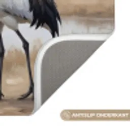 Kraanvogel - Natuur - Realistisch Badmat klein -USP_AntislipNL