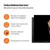 Friet - Goud - Chrome - Eten Inductie beschermer vinyl 3mm klein -zzzzzzz-td-ups