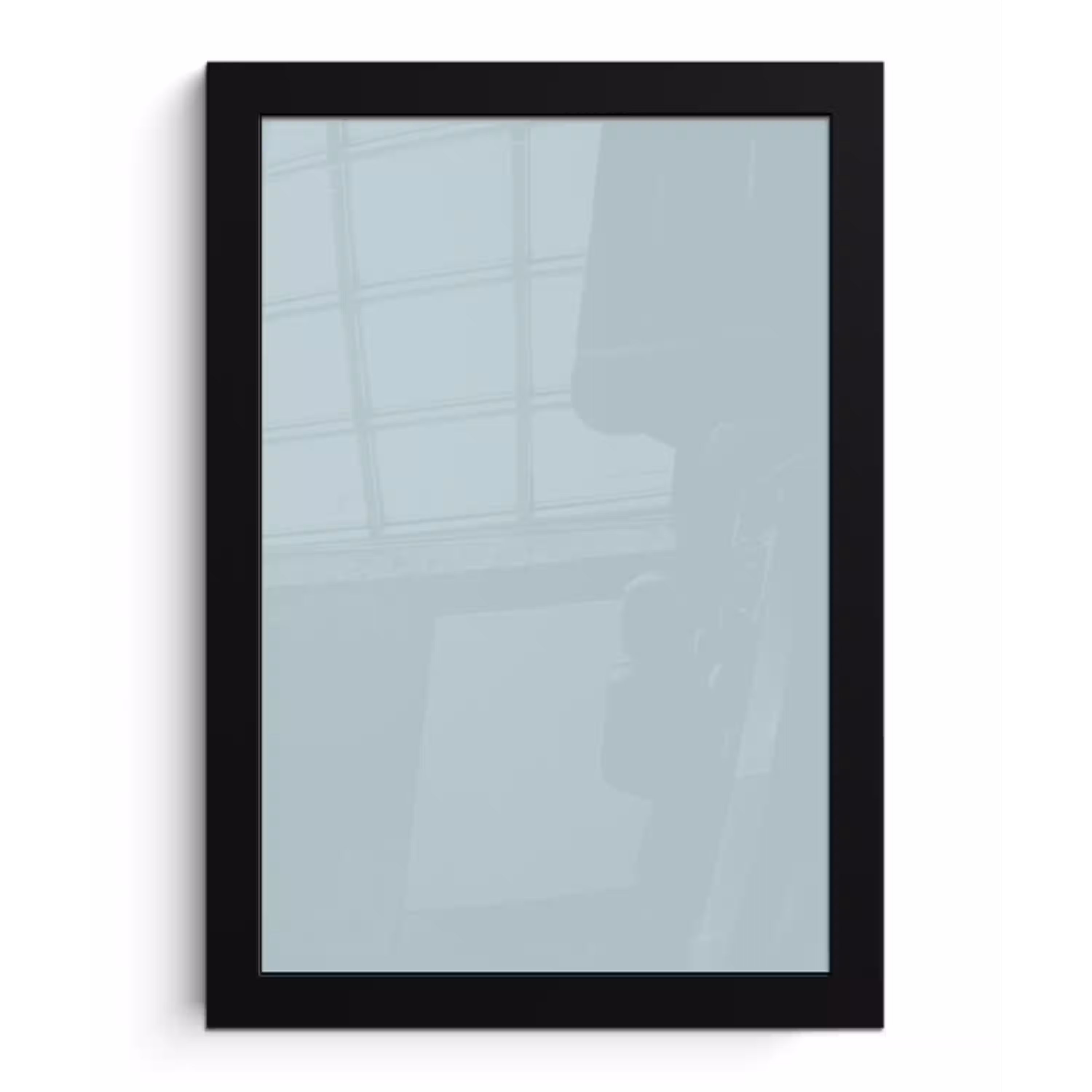 Slate - Blue - Blauw fotolijst zwart zonder passe partout klein 224 -3d