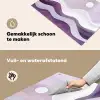 Golven - Heuvels - Abstract - Paars Inductie beschemer met haakjes klein -ky-schoon-nl