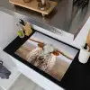 Longhorn - Grasveld - Dier Inductie beschemer met haakjes klein -sfeer1
