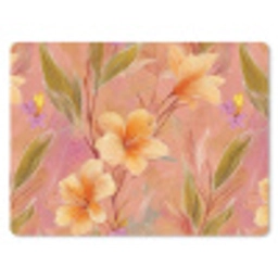 Botanisch - Bloemen - Kleurrijk muismat rubber klein 262 -3d