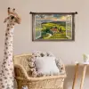 Doorkijk - Toscane - Uitzicht - Landschap - Zomer Wandkleed katoen klein -wsfeer5_kind