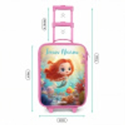 Zeemeermin - Vissen - Koraal Kinderkoffer - Roze klein -productfoto_formaten