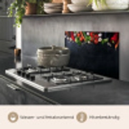 Groente - Kruiden - Specerijen - Zwart - Rustiek - Keuken keuken achterwand spatscherm klein -usp_DE