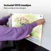 Vaas - Delftsblauw - Madeliefjes Inductie beschemer met haakjes klein -ky-ophangen-nl