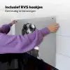 Teckel - Bier - Glas - Bril Inductie beschemer met haakjes middel -ky-ophangen-nl