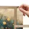 Boom - Abstract - Bruin - Goud - Industrieel Light Box met batterij (Wandlamp) middel -USP_websiteprintNL