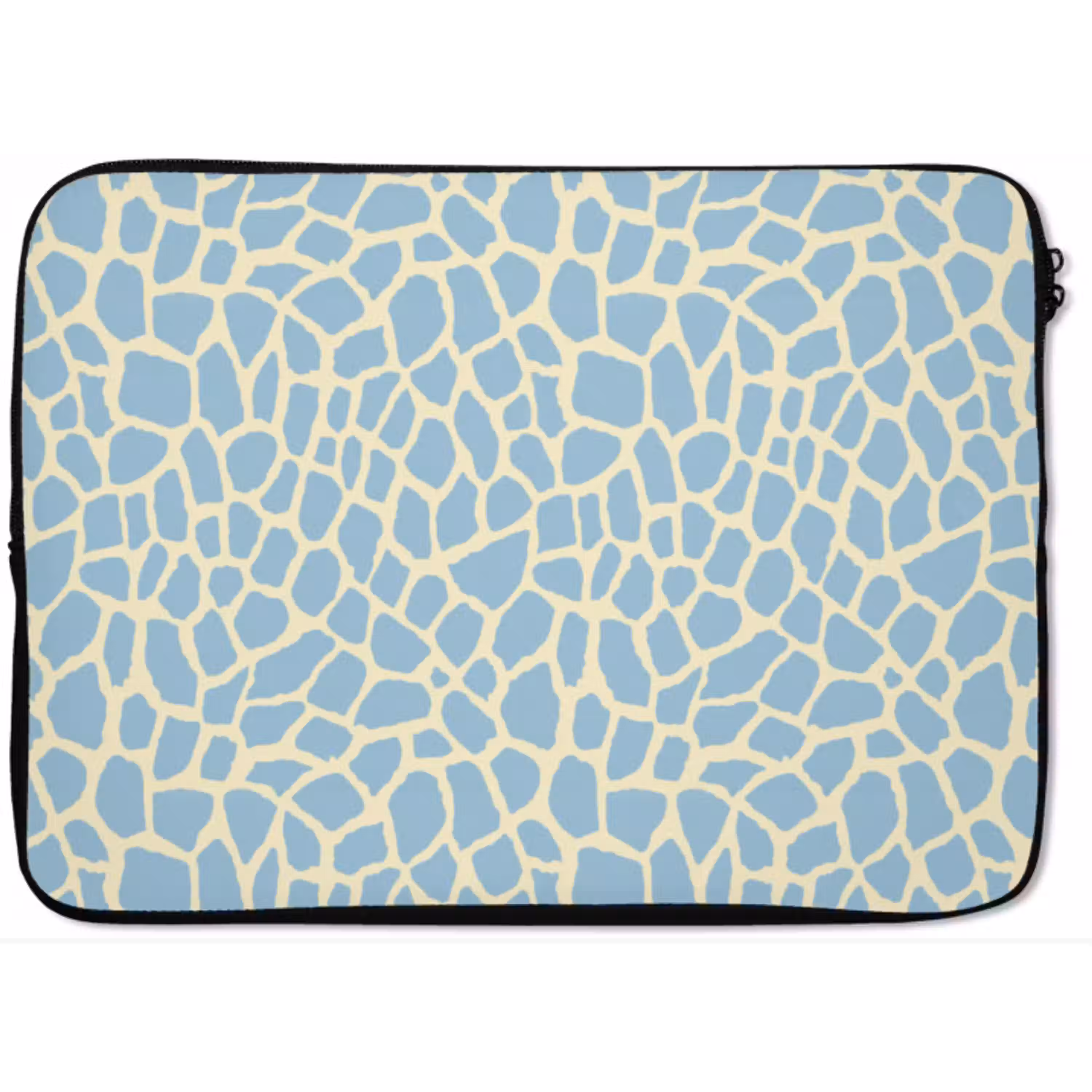 Giraf - Modern - Blauw laptophoes neopreen klein 279 -zkaufland3dotto