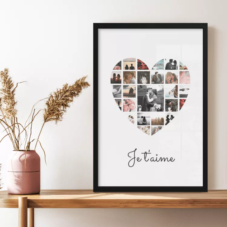 Cadre photo coeur
