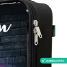 Game - Neon - Muur Kinderkoffer - Zwart klein -rits_NL