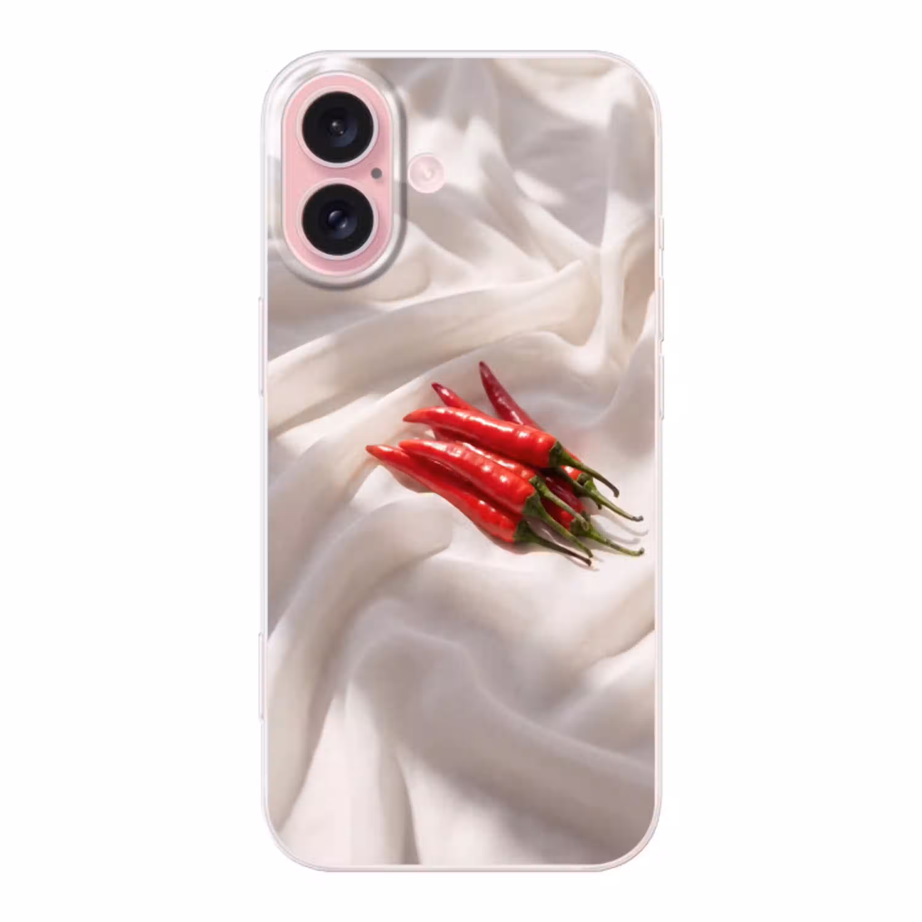 Peper - Rood - Eten Apple iPhone 16 klein -3d