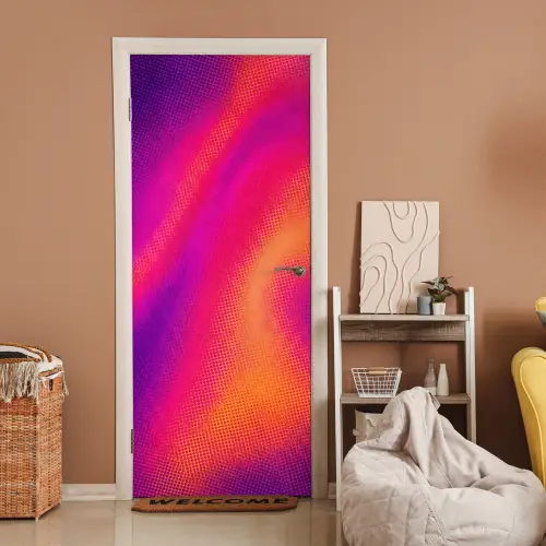 Abstract - Patroon - Kleurverloop deurposter klein -sfeer1