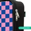 Blokjes - Blauw - Roze Kinderkoffer - Zwart klein -rits_NL