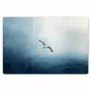 Meeuw - Wit - Zee - Mistig Placemat vinyl groot -zzsfeer1_Kitchenyeah-website