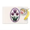 Tulpen - Paars - Lijst - Bladeren Placemat vinyl groot -zzzproduct_Kitchenyeah-website