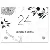 Botanisch - Klassiek Naambord Rechthoek middel -3d