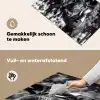 Springen - Paard - Zwart - Wit Inductie beschemer met haakjes klein -ky-schoon-nl