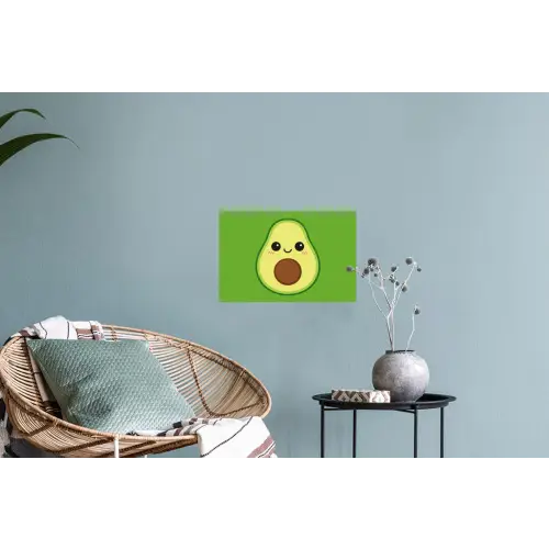 Avocado - Groen - Speels Muursticker klein -plant